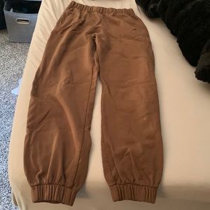Brown brandy sweatpants
